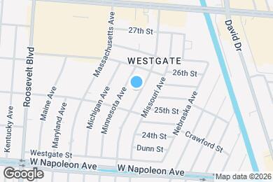 Map image of the property - 2524 Mississippi Ave