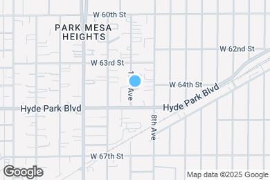 Map image of the property - 6410 10th Ave