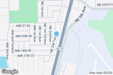 Map image of the property - 1940 NE 2nd Ter