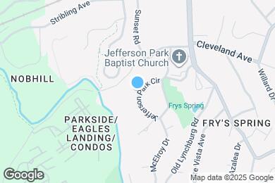 Map image of the property - 2619 Jefferson Park Cir