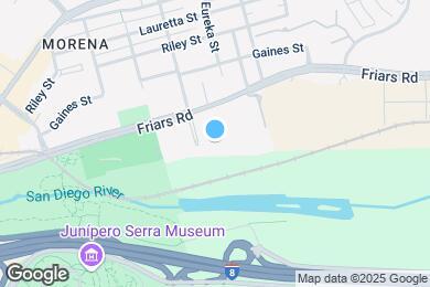 Map image of the property - 5745 Friars Rd