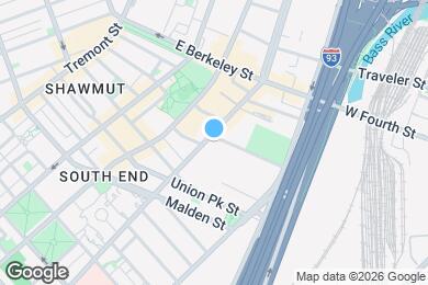 Map image of the property - 524 Harrison Ave