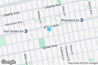 Map image of the property - 377 Jerome St