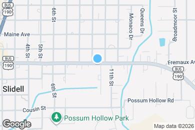 Map image of the property - 917 Fremaux Ave