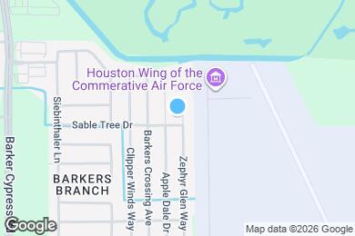 Map image of the property - 3607 Zephyr Glen Way