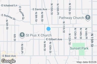 Map image of the property - 2813 N Honeysuckle Dr