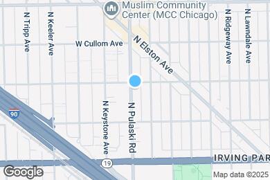 Map image of the property - 4153 N Pulaski Rd