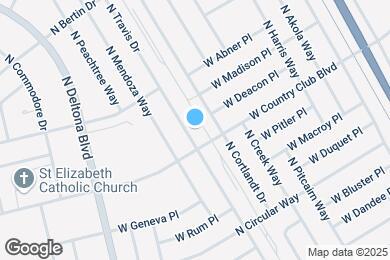 Map image of the property - 9011 N Travis Dr
