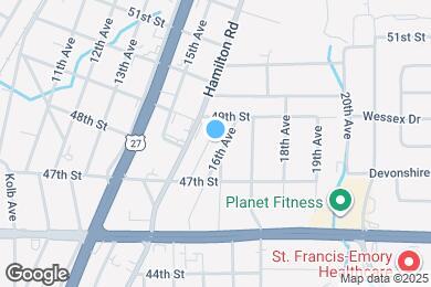 Map image of the property - 4809 16th Ave