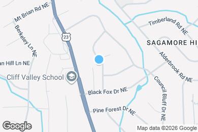 Map image of the property - 1596 Deer Park Rd NE