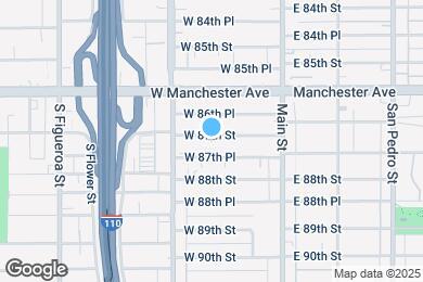Map image of the property - 218 W 87th St