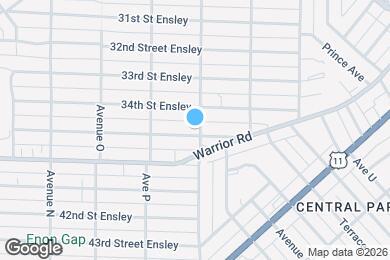Map image of the property - 3420 Avenue Q