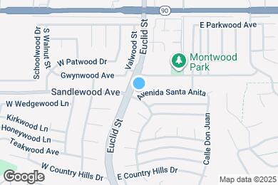 Map image of the property - 111 Avenida Santa Anita