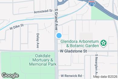 Map image of the property - 1334 S Grand Ave