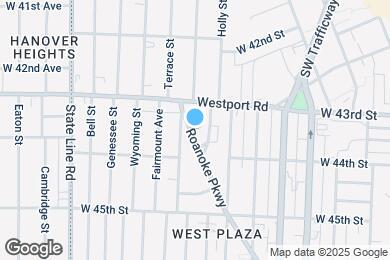 Map image of the property - 4329 Roanoke Pkwy