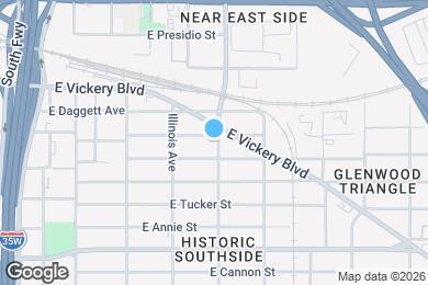 Map image of the property - 1136 E Broadway Ave