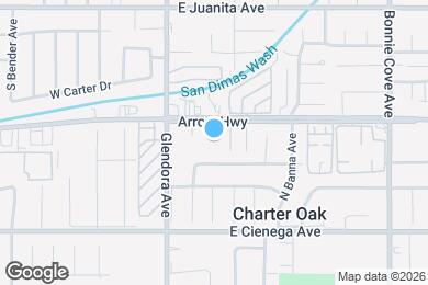 Map image of the property - 5136 N Glendora Ave