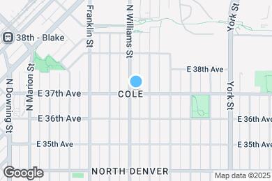 Map image of the property - 1801 E 37th Ave