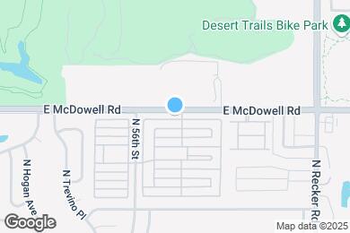 Map image of the property - 5735 E McDowell Rd