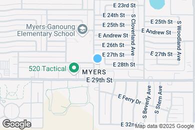 Map image of the property - 1725 S Rosemont Ave