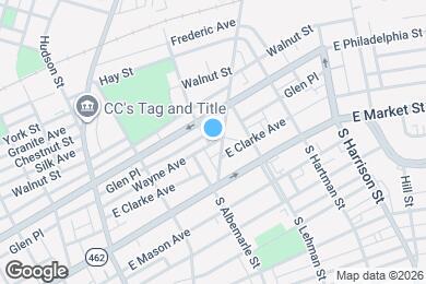 Map image of the property - 982 Wayne Ave