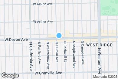 Map image of the property - 2623 W Devon Ave