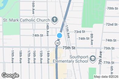 Map image of the property - 7317 Sheridan Rd