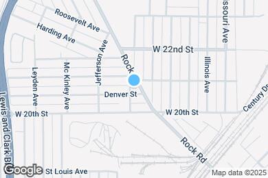 Map image of the property - 2504A Denver St
