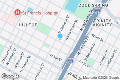 Map image of the property - 1123 W 7th St