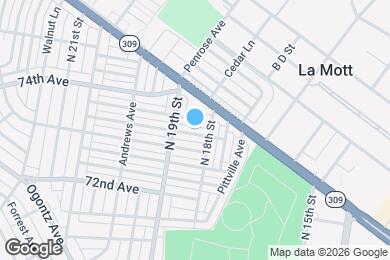 Map image of the property - 1817 Ashley St