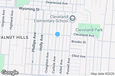 Map image of the property - 1210 Carlisle Ave