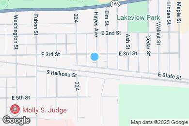 Map image of the property - 729 E State St