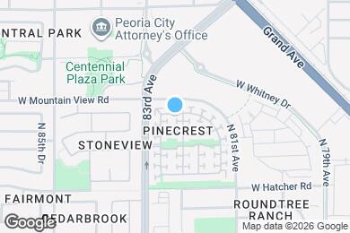 Map image of the property - 9680 N 82nd Ln