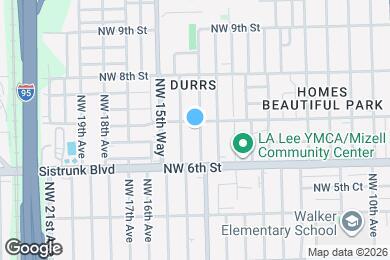 Map image of the property - 645 NW 15th Ave