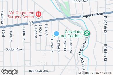 Map image of the property - 1370 E 93rd St