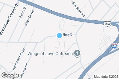 Map image of the property - Tillery Ridge Apartment Homes