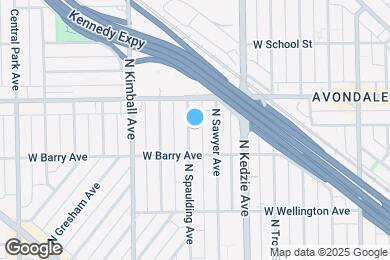 Map image of the property - 3127 N Spaulding Ave
