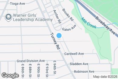 Map image of the property - 9501 Rosewood Ave