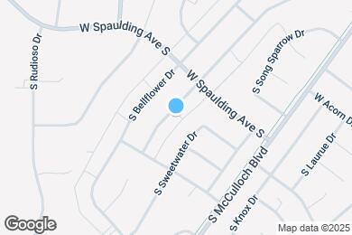 Map image of the property - 738 S Watermelon Dr