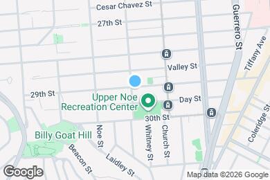 Map image of the property - 1601 Sanchez St