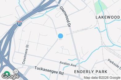 Map image of the property - 907 Tennyson Dr
