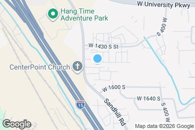 Map image of the property - 637 W 1520 S