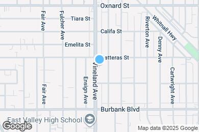 Map image of the property - 5742 Vineland Ave