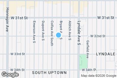 Map image of the property - 3204 Bryant Ave S