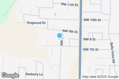 Map image of the property - 705 NW J St