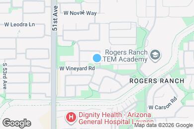 Map image of the property - 6724 S 49th Dr