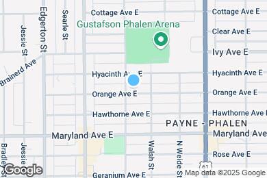 Map image of the property - 707 Orange Ave E