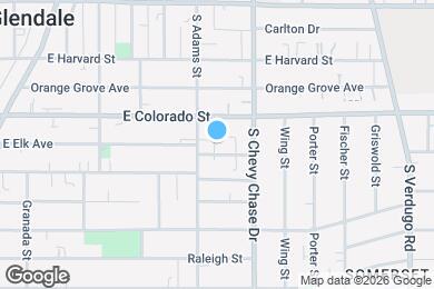 Map image of the property - 1115 E Elk Ave