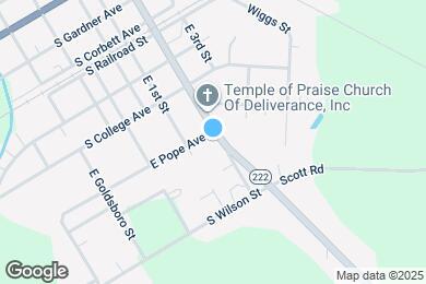 Map image of the property - 401 E 2nd St