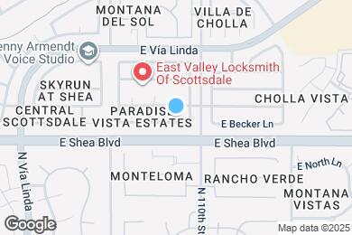 Map image of the property - 10944 E Becker Ln